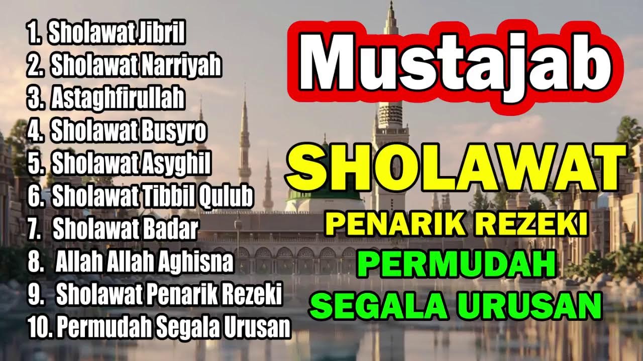 🔴 LIVE SHOLAWAT NABI PEMBUKA REZEKI PALING MUSTAJAB | Jibril, Nariyah, Busyro 2026