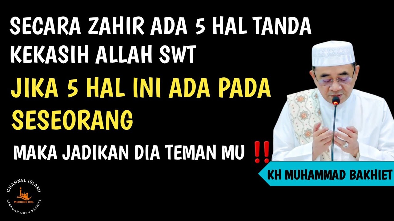 Tanda Seseorang Itu Kekasih Allah SWT‼️Guru Bakhiet