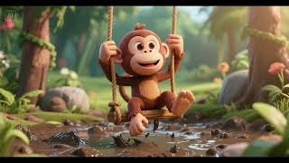 Schlammabenteuer mit Affenschaukel 🐵🛝🤎 | Fröhliches Kinderlied