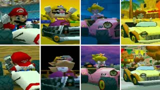 Mario Kart DS: All Winning & Losing Animations