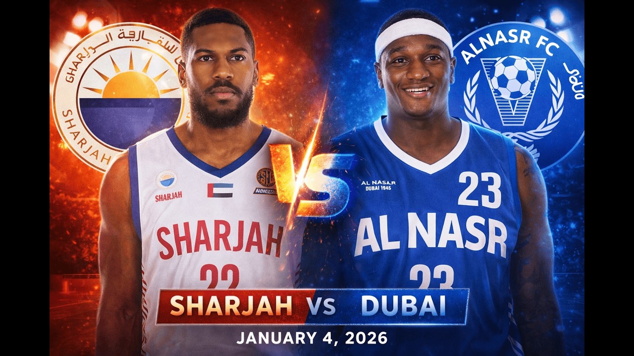 AL NASR (87) VS SHARJAH (66) | FULL GAME HIGHLIGHTS