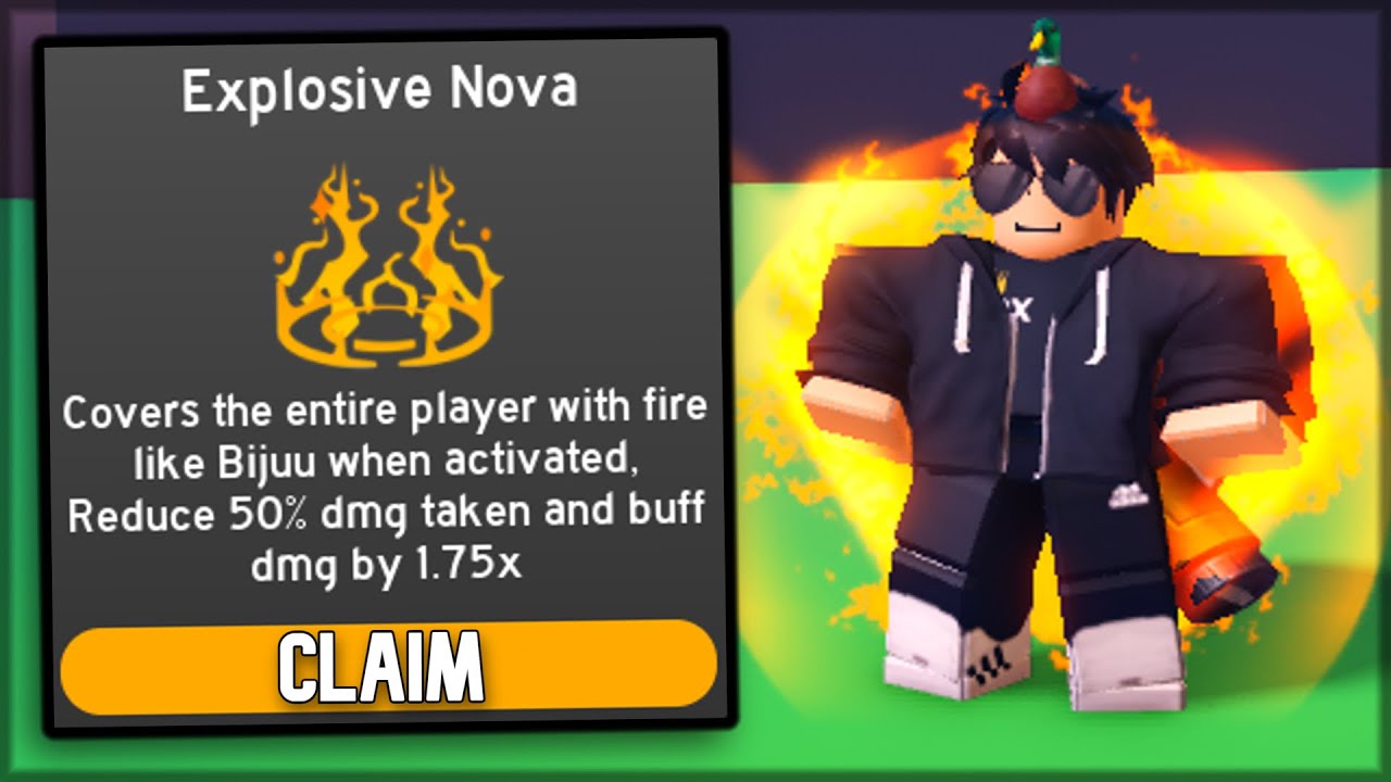 HOW to GET "EXPLOSIVE NOVA" in ANIME FIGHTING SIMULATOR! - YouTube