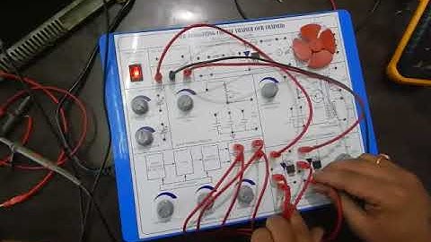 SCR Triggering circuit trainer board part 2