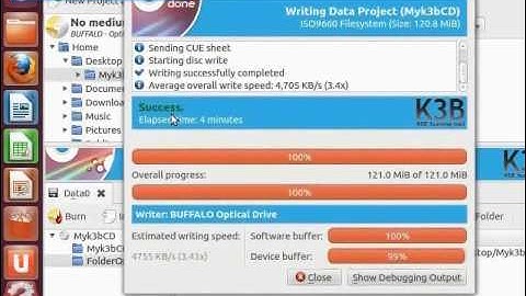 Creating and burning CD DVD using K3b - Gujarati