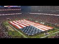 Veteran&#39;s day 2018 - Giants @ 49ers - end of national anthem jet fighters