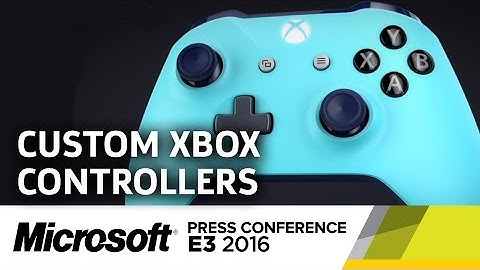 Custom Xbox Controllers at E3 2016