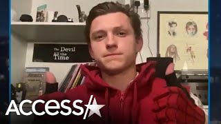 Tom Hollands Surprises Jimmy Kimmels Son As Spider-Man