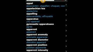 French English Dictionary & Translator for Windows Phone 7 by BitKnights screenshot 4