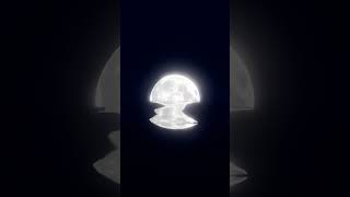 4K Calming Full Moon Reflection Over Ocean #VJLoop #DJVisuals #UltraHD #LiveWallpaper