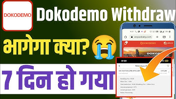 Dokodemo earning app withdrawal problem😭|| 7 दिन हो गया ₹1,40,000 || Dokodemo app latest update