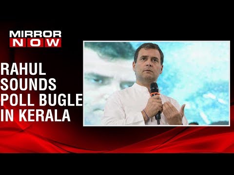 Congress President Rahul Gandhi addresses fishermen in Kerala