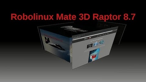 "The NEW Robolinux Mate 3D V8.7 Raptor runs Windows Virus Free!"