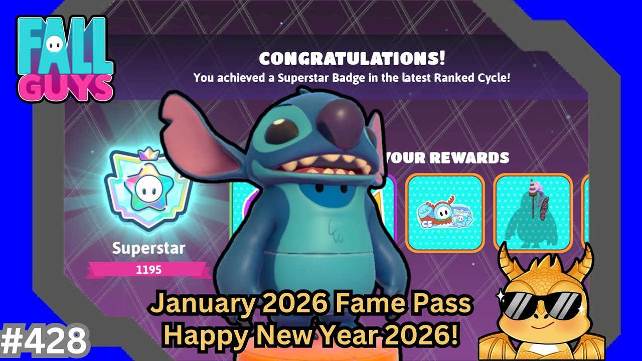 [EN/ID 🔴LIVE 01-JAN-2026] Fall Guys Part 428 10K+👑 Happy New Year 2026!