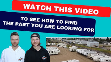 How to find the part you need to replace in your RV
