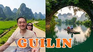 24 Hours in China's Most Beautiful Landscape (Ebike and Bamboo Rafting in Yangshuo, Guilin)