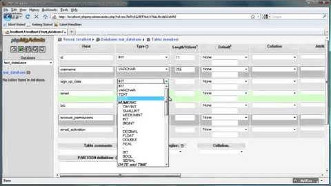 PHP MySQL Tutorial  Create a Database and Table in phpMyAdmin  HD