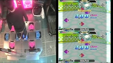 [DDR A] Shiny World EDP 足14 FC(上視点付き)