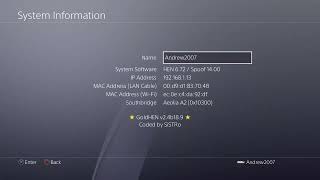 PS4 Jailbreak Spoofed To 14.00 Jailbreak GoldHEN