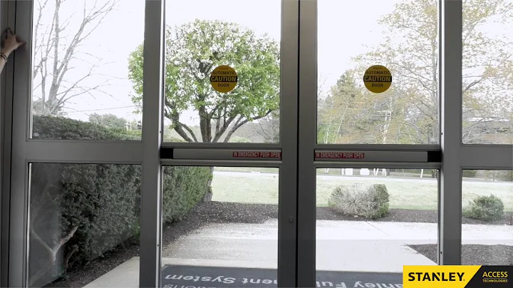 Troubleshooting STANLEY Automatic Sliding Doors