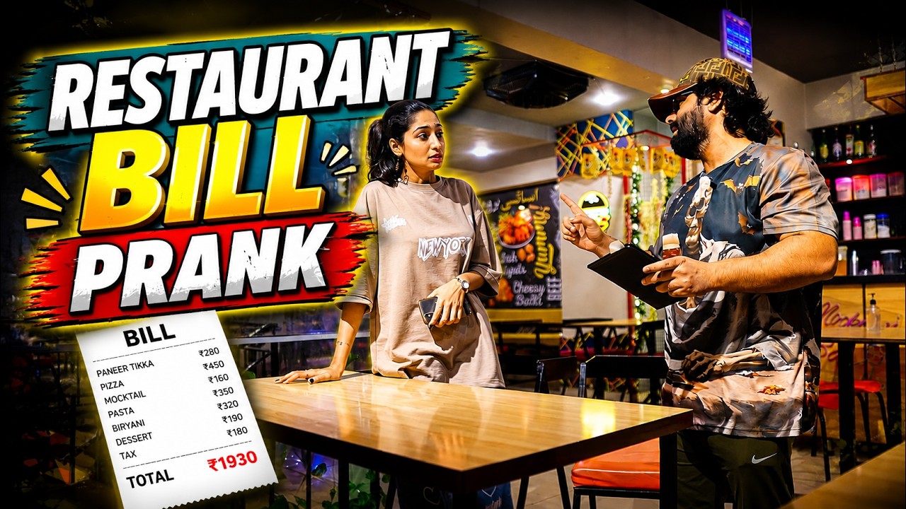 Restaurant Bill Prank | Desi Pranks 2.0