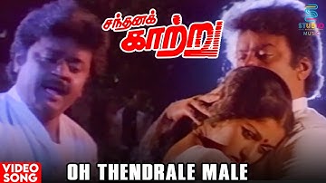 Oh Thendrale Video Song | Sandhana Kaatru Movie Songs | Vijayakanth | Gouthami | KJ Yesudas