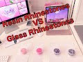 Resin Rhinestones VS Glass Rhinestones VS Jelly Rhinestones VS Half Pearls Quick Comparison Video