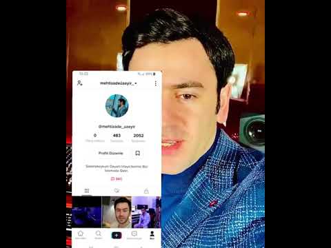 Üzeyir Mehtizadə Tik Tok Səhifəsi