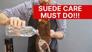 Don't RUIN Your Suede Shoes & Boots  | Waterproof Your Suede & Nubuck