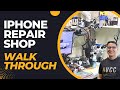 My iphone repair shop tour how i had my youtube studio  workbench set up