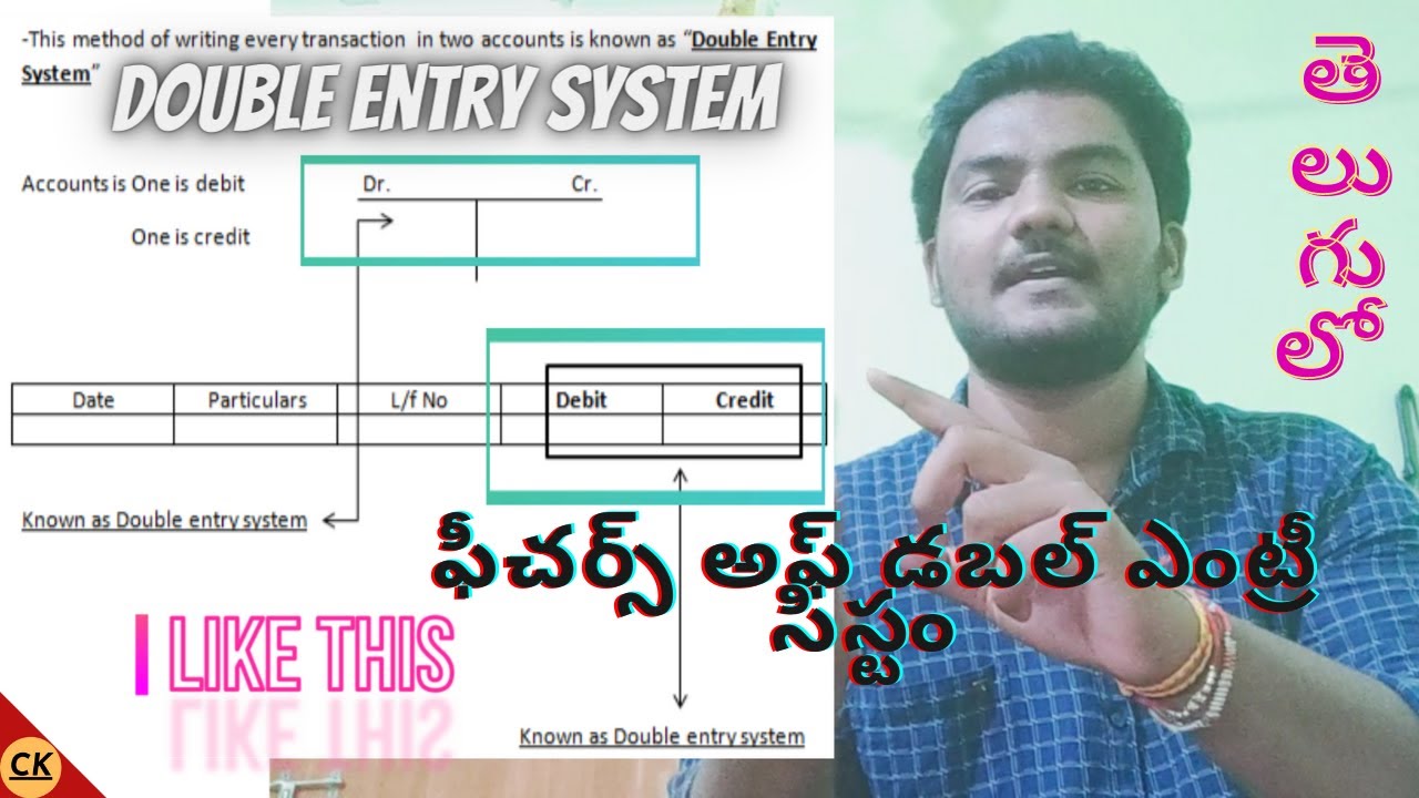 What Is Double Entry System Class 11
