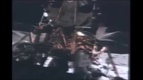 Apollo 15 lunar rover deployment, 1972