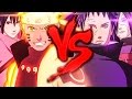 Naruto e Sasuke VS. Madara e Obito | Duelo de Titãs
