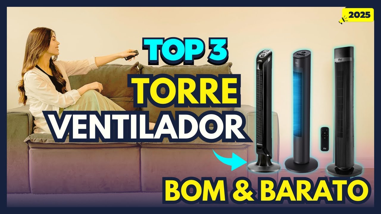 🏆TOP 3 Ventilador de Torre Bom e Barato em 2025/Ventilador de Torre É ...