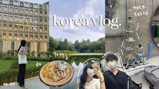 KOREA VLOG | EP. 02 (shopping in garosugil, ader error, yeonjun cafe etc.)