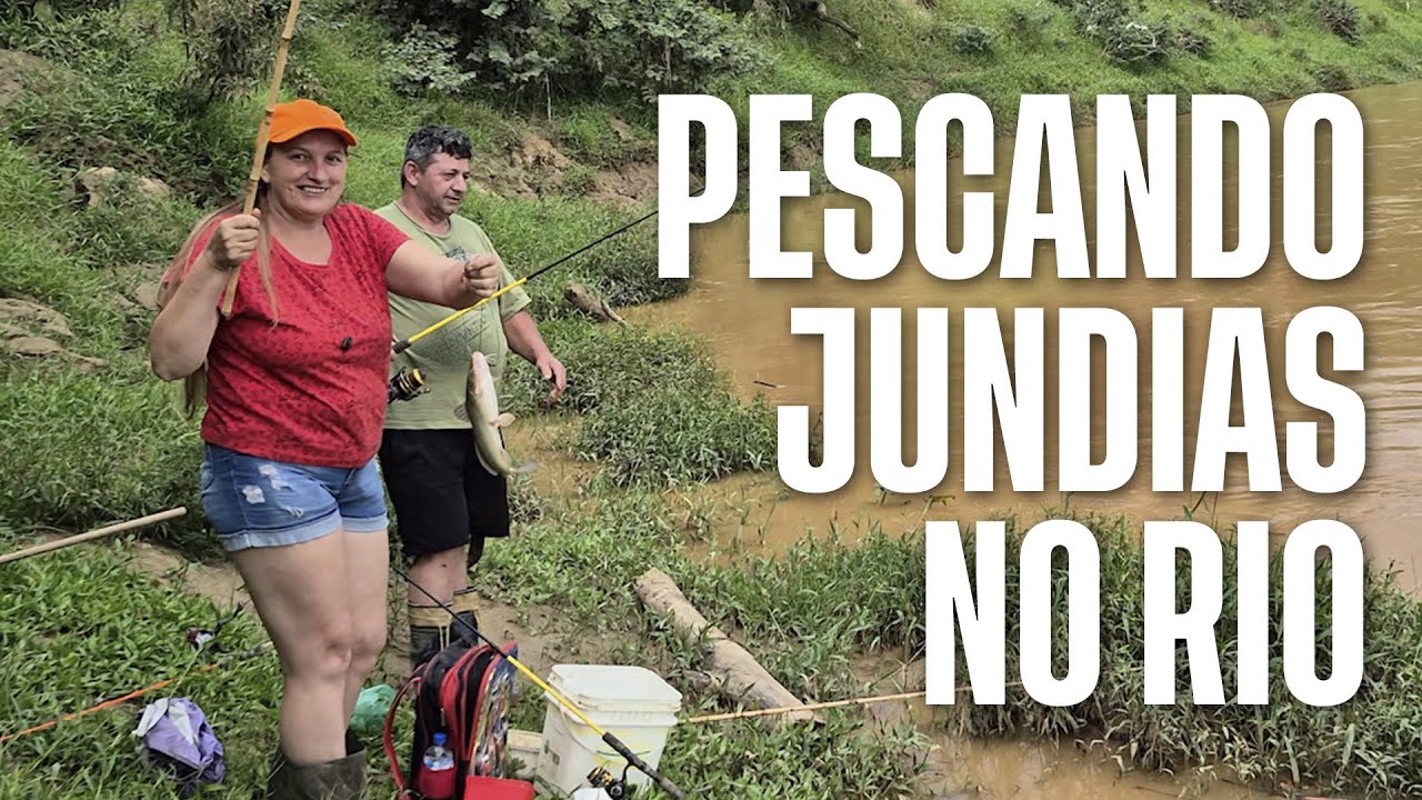 PEGANDO MUITOS JUNDIÁS. Eles tavam se jogando do BARRANCO DO RIO! 