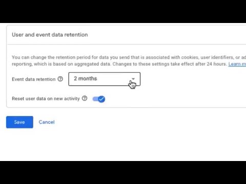 How to change the Data Retention in GA4