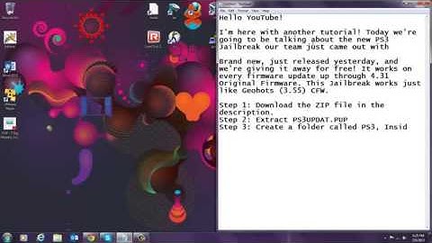 PS3 Jailbreak 4.31 - Tutorial + Download