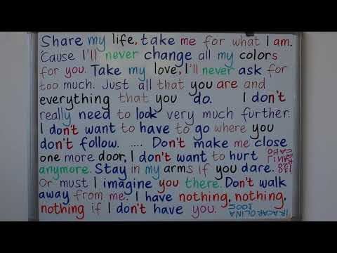 BELAJAR BAHASA INGGRIS LEWAT LAGU I HAVE NOTHING WHITNEY HOUSTON