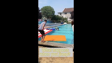 What happens when you jump？How about buoyancy?