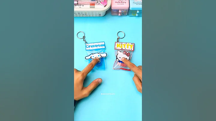 DIY cute 💗Sanrio 💗Squishy Keychain idea #diy #shorts #youtubeshorts #art #squishy #keychain #sanrio