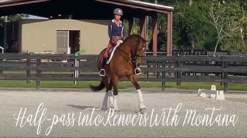 Half-pass into Renvers with Montana