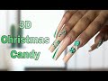 How To Create 3D Candy Using Molding Gel | Long Nail Art Tutorial | Nailmas