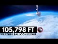 GoPro High Altitude Weather Balloon to 105,000 FT.