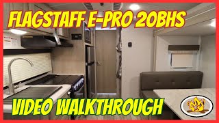 Walkthrough- Flagstaff E-Pro 20BHS. #rv #rvlife #camper #gorving #traveltrailer #walkthrough