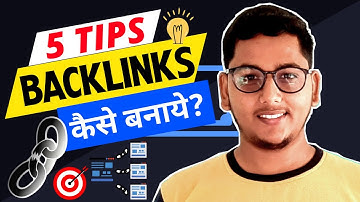 Backlinks - Create High Quality Dofollow Backlinks Using 5 Pro Methods | SEO Guide By Niraj Yadav