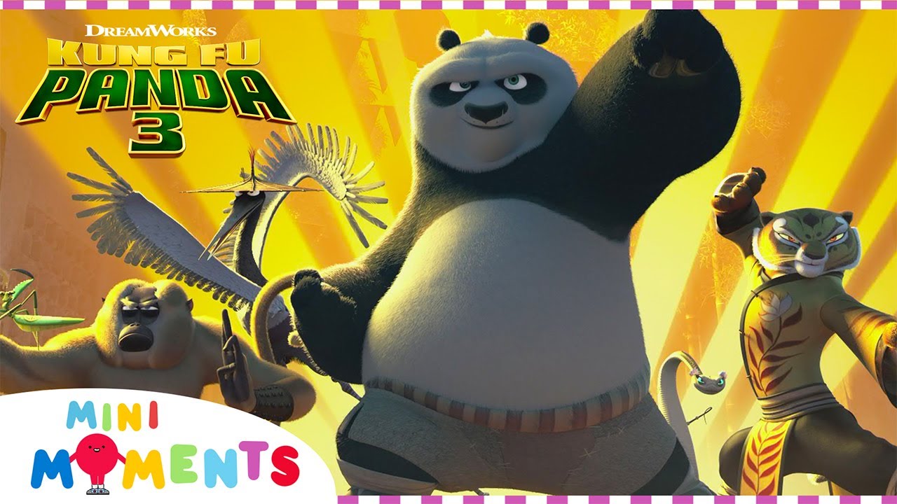 The Power of a DRAMATIC ENTRANCE 💥| Kung Fu Panda 3 | Movie Moments | Mini Moments