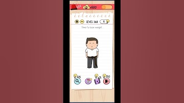 Brain test level 368 solution / time to lose weight.