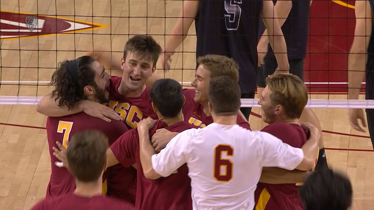 Recap USC men's volleyball upsets No. 3 Long Beach State in four YouTube