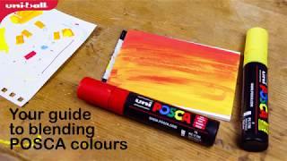 Here's how to create a gradient with Posca Markers. In this video