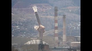 При демонтаже трубы на Красноярском цементном заводе погиб рабочий